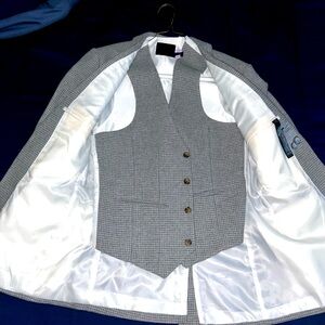 Silver/Grey Suit Jacket and Vest.
